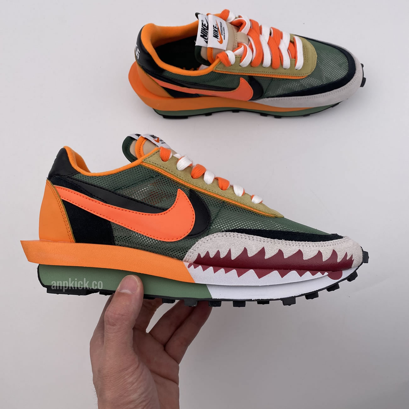 Bape Shark Mouth Sacai Nike Ldv Waffle Custom Shoes Bv0073 007 (9) - www.newkick.vip